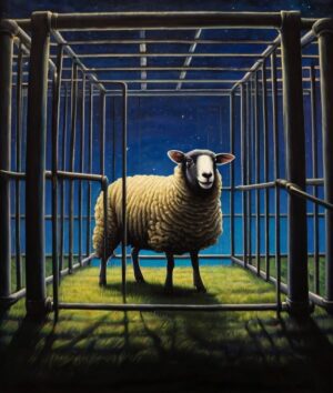 Caged Sheep