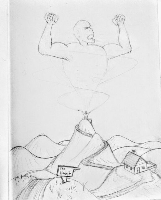 Hermit Mountain Drawing from 2000